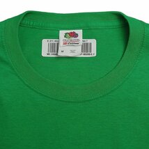 新品 FRUIT OF THE LOOM 珈琲 プリント Tシャツ 緑 グリーン 半袖 メンズ Mサイズ トップス ティーシャツ_画像3