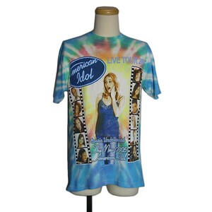 TV番組American Idol ミュージシャン プリントtシャツ ツアー Tシャツ 半袖 Mサイズ 古着