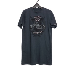 Tシャツ ORANGE COUNTY CHOPPERS バイカー プリントTシャツ メンズ Mサイズ 古着 ティーシャツ 半袖