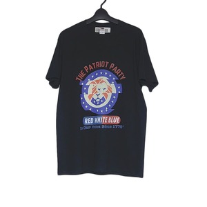 新品 tシャツ THE PATRIOT PARTY プリントTシャツ 半袖 メンズ Mサイズ FRUIT OF THE LOOM トップス ティーシャツ 黒色 ライオンロゴ