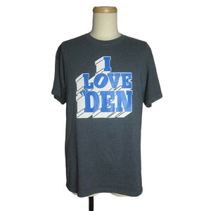 tシャツ GILDAN プリントTシャツ ティーシャツ I LOVE DEN POP 半袖 古着 メンズ サイズM