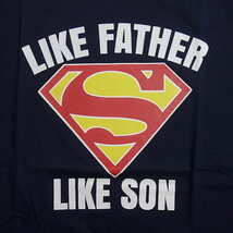 新品 tシャツ スーパーマン プリントTシャツ SUPERMAN 紺色 メンズ Mサイズ 半袖 ティーシャツ_画像4