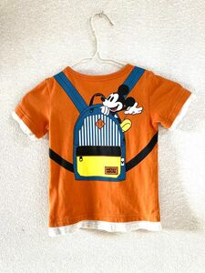 100サイズ　ミッキー　Tシャツ　ディズニー