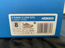 HOKA ONE ONE ホカオネオネ　U KAHA 2 LOW GTX_画像2