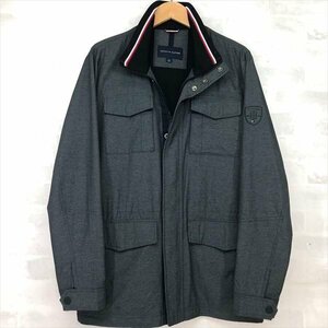 TOMMY HILFIGER トミーフィルフィガー ナイロンジャケット SIZE:L/G グレー MH632024041707