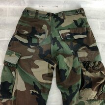 80s U.S. ARMY TROUSERS 8415-01-084-1716 ミリタリー カーゴパンツ SIZE:XS ウッドランドカモ MU632024042407_画像4