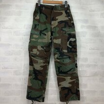 80s U.S. ARMY TROUSERS 8415-01-084-1716 ミリタリー カーゴパンツ SIZE:XS ウッドランドカモ MU632024042407_画像1