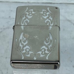 ZIPPO ジッポ 2005年製 無地 トライバル バタフライ オイルライター MU632024043004