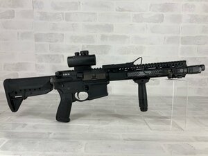 ジャンク品 動作未確認 M4 BCMカスタム メーカー不明 ガスガン※同梱不可 (41802）