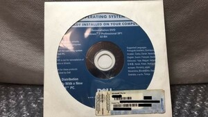 DX 未開封品 DELL Windows7 Professional SP1 32bit DVDメディア＋プロダクトキーセット１