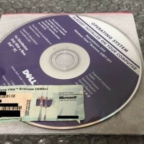 VX 未開封品 DELL Vista Business 32bit ＋プロダクトキーセット インストール DVD メディアの画像1