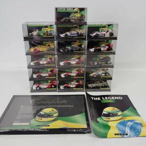 【セット】ミニチャンプス PMA 1/43 アイルトンセナ レーシングコレクション 16台 セット ミニカー / Ayrton Senna Racing Car Collection