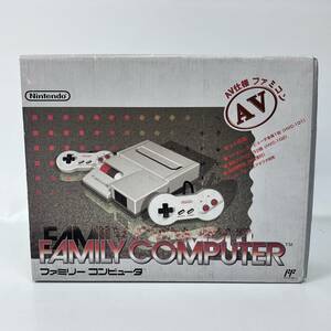 【完品】Nintendo ニューファミリーコンピュータ AV仕様 HVC-NFF ゲーム 本体 / 任天堂 FAMILY COMPUTER ファミコン