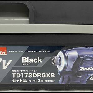 展示品 マキタ 18V 6.0Ah TD173DRGX (B) 黒 ブラック インパクトドライバー 6Ah TD173DRGXBの画像2