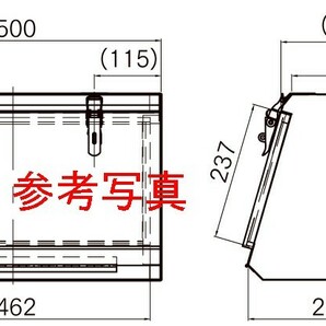 未開封 JB ステンレス工具箱 HKK-500B NSSC180 日本ボデーパーツ工業 トラックパーツ 領収書可 (2)の画像3