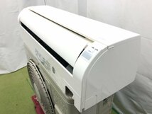 美品★日立 HITACHI 白くまくん エアコン おもに6畳用 6畳～9畳 2.2kW 内部クリーン運転 急速パワフル 冷房 RAS-KJ22K 2021年製 d04003N_画像3