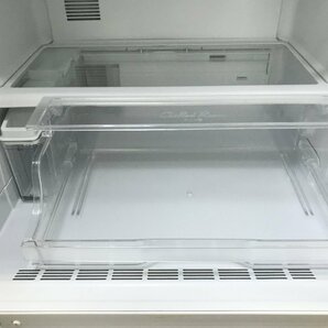 パナソニック Panasonic 冷凍冷蔵庫 左開き 3ドア 365L フルフラットガラスドア 自動製氷 脱臭 節電モード NR-C373GCL-N 2021年製 YD03099Nの画像8