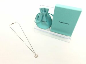 美品♪Tiffany ティファニー オープン ハート ネックレス シルバー925 アクセサリー 保管袋 箱付属 T04001N