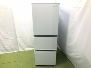 美品 ハイセンス 冷凍冷蔵庫 HR-D2801W 右開き 3ドア 間冷式 282L 真ん中野菜室 閉め忘れ防止 急速冷凍 節電モード 2020年製 d03174S