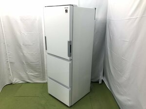 美品 シャープ SHARP 冷凍冷蔵庫 350L 左右開き 3ドア プラズマクラスター 自動製氷 脱臭 真ん中冷凍室 SJ-GW35H-W 2021年製 d03177S