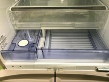 美品 MITSUBISHI 三菱電機 置けるスマート大容量 冷凍冷蔵庫 MR-B46F-F 右開き 5ドア 間冷式 455L 真ん中冷凍室 自動製氷 20年製 YD03096S_画像9