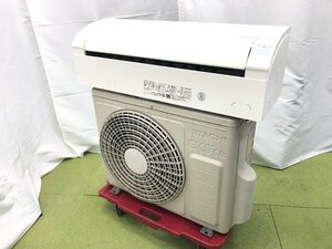 日立 HITACHI ステンレスクリーン 白くまくん エアコン RAS-YX22H おもに6畳用 2.2kW 6畳～9畳 暖房 2018年製 d04011S