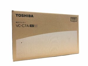 新品未開封★東芝 TOSHIBA トルネオ ミニ サイクロン式掃除機 クリーナー キャニスタータイプ ダストケース丸洗い ホワイト VC-C7A Y04070N