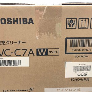 新品未開封★東芝 TOSHIBA トルネオ ミニ サイクロン式掃除機 クリーナー キャニスタータイプ ダストケース丸洗い ホワイト VC-C7A Y04070Nの画像9