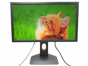 美品 BenQ ベンキュー ゲーミングモニター 液晶ディスプレイ 24型 FHD ワイド 高さ調節 スイーベル ZOWIE XL2411K-B 2020年製 Y04006S