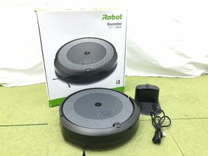 iRobot アイロボット Roomba ルンバ i3 ロボット掃除機 お掃除ロボット クリーナー ダストケース丸洗い 丸型 現状品 04018N
