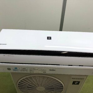 美品 シャープ SHARP エアコン 主に6畳用 7畳～9畳 2.2kW プラズマクラスター7000 内部清浄機能 暖房 AY-N22DH 2021年製 YD04061MAの画像4