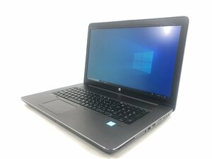 HP Zbook 17 G3 ノートPC 17.3型 フルHD Windows10Pro i7 6700HQ 2.60GHz 16GB SSD256GB QuadroM3000M 電源アダプター付属 2016年製 04029S