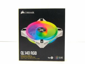 Corsair コルセア iCUE QL140 RGB Dual Fan Kit with Lighting Node CORE CO-9050100-WW シングルファン PWM対応 PCケースファン 04035S