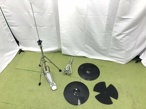 練習用ライド 2枚セット ドラム シンバル スタンド付き 打楽器 楽器 演奏 音楽 練習 04051S