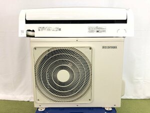 美品 アイリスオーヤマ IRIS OHYAMA airwill エアコン IRA-2204W おもに6畳用 2.2kW 6畳～9畳 除湿 2021年製 リモコン付属 TD04046S