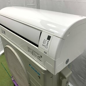 美品 ダイキン DAIKIN エアコン おもに6畳用 6畳～9畳 2.2kW S22ZTES-W (F22ZTES-W + R22ZES) 空気清浄 除湿 除菌 冷房 2022年製 d04084Sの画像3