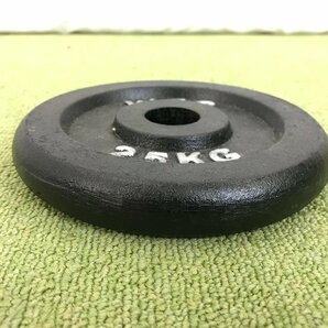 WFG アイアンプレート 2.5kg×4 1.25×4 総重量15kg 穴径28mm ウェイトプレート トレーニングギア ダンベル バーベル 筋トレ T04092Nの画像2