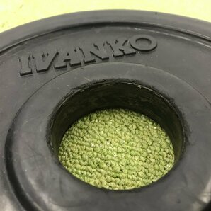 IVANKO イヴァンコ ラバープレート 2.5kg×8 総重量20kg 穴径50mm ウェイトプレート トレーニングギア ダンベル ホームジム 筋トレ T04088Nの画像8