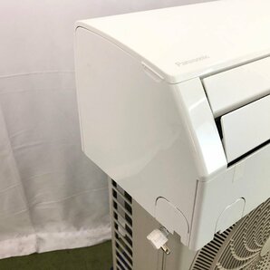 2023年製 美品★パナソニック Panasonic エオリア エアコン おもに6畳用 6畳～9畳 2.2kW ナノイーX 内部クリーン CS-J223D-W TD04071Nの画像2