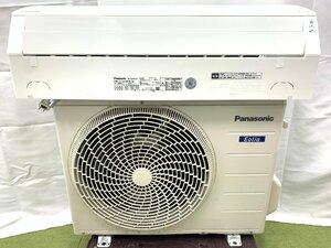 美品 パナソニック Panasonic エオリア エアコン CS-221DFR-W おもに6畳用 2.2kW 6畳～9畳 暖房 内部乾燥 除湿 2021年製 d04124S