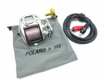 アルファタックル alphatackle POLARIS ポラリス iv500S 電動リール 保管袋付き 釣り具 釣具 フィッシング用品 Y04149N_画像1