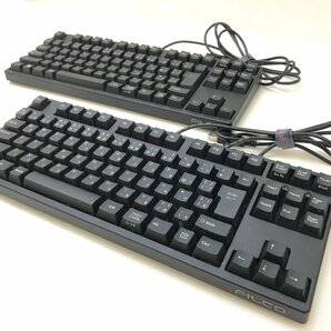 2台セット FILCO Majestouch2 Tenkeyless S FKBN91MPS/JB2 メカニカルキーボード 日本語配列 テンキーレス ブラック T04073Sの画像1