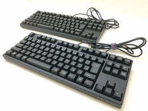 2 pcs. set FILCO Majestouch2 Tenkeyless S FKBN91MPS/JB2 mechanical keyboard Japanese arrangement numeric keypad less black T04073S