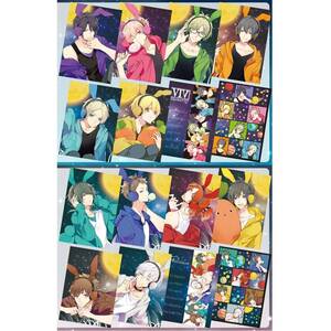 ツキウタ。×グリコ コラボ イオン限定 非売品 Six Gravity グラビ Procellarum プロセラ オリジナルクリアファイル 各全8種 計16種セット