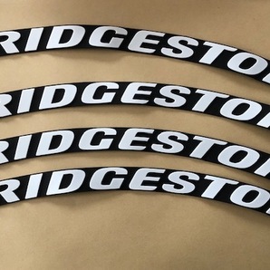 目立つ！かっこいい！ブリジストン　BRIDGESTONEロゴ　タイヤ用ラバーデカール　サイズ小　送料サービス　　検索用レタリング ステッカー