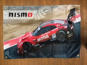 送料無料！お部屋に！NISMO　モチュール　ニスモロゴ　バナー　タペストリー　フラッグ 旗　通常サイズ　R35