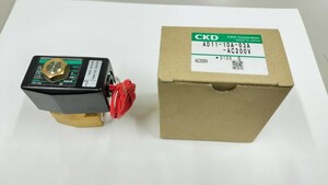 CKD 汎用電磁弁 パイロット式2ポート 通電時開形(常時閉) 10A(3/8) D11-10A-03A-AC200V マルチレックスバルブ 