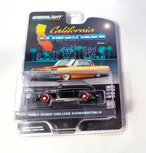 グリーンライト　GREENLIGHT　1/64　1947 FORD DELUXE CONVERTIBLE　ローライダー　シリーズ5　フォード　②