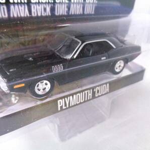 グリーンライト GREENLIGHT 1/64 PLYMOUTH CUDA JOHN WICK プリムス クーダ ジョンウィック シリーズ41の画像2