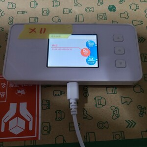 X11 Wimax ポケットWi-Fi Speed Wi-Fi 5G モバイルルーター　ワイマックス